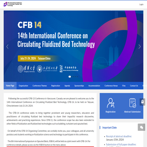 14th International Conference on Circulating Fluidized Bed Technology -- CFB14学术会议官网服务