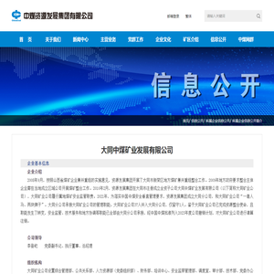 中煤资源发展集团有限公司 所属企业信息公开简介 大同中煤矿业发展有限公司